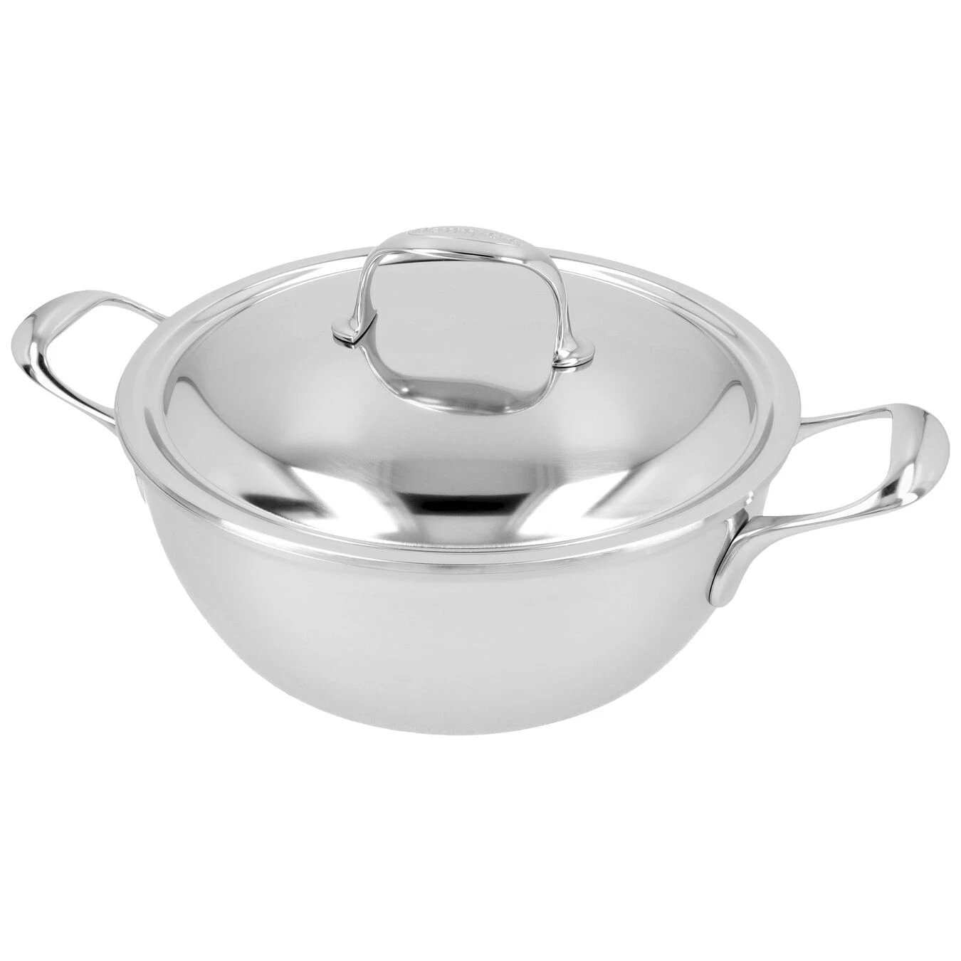 Demeyere Sauteuse Avec Couvercle à Double Paroi 24 Cm, Inox 18/10 - Image 2