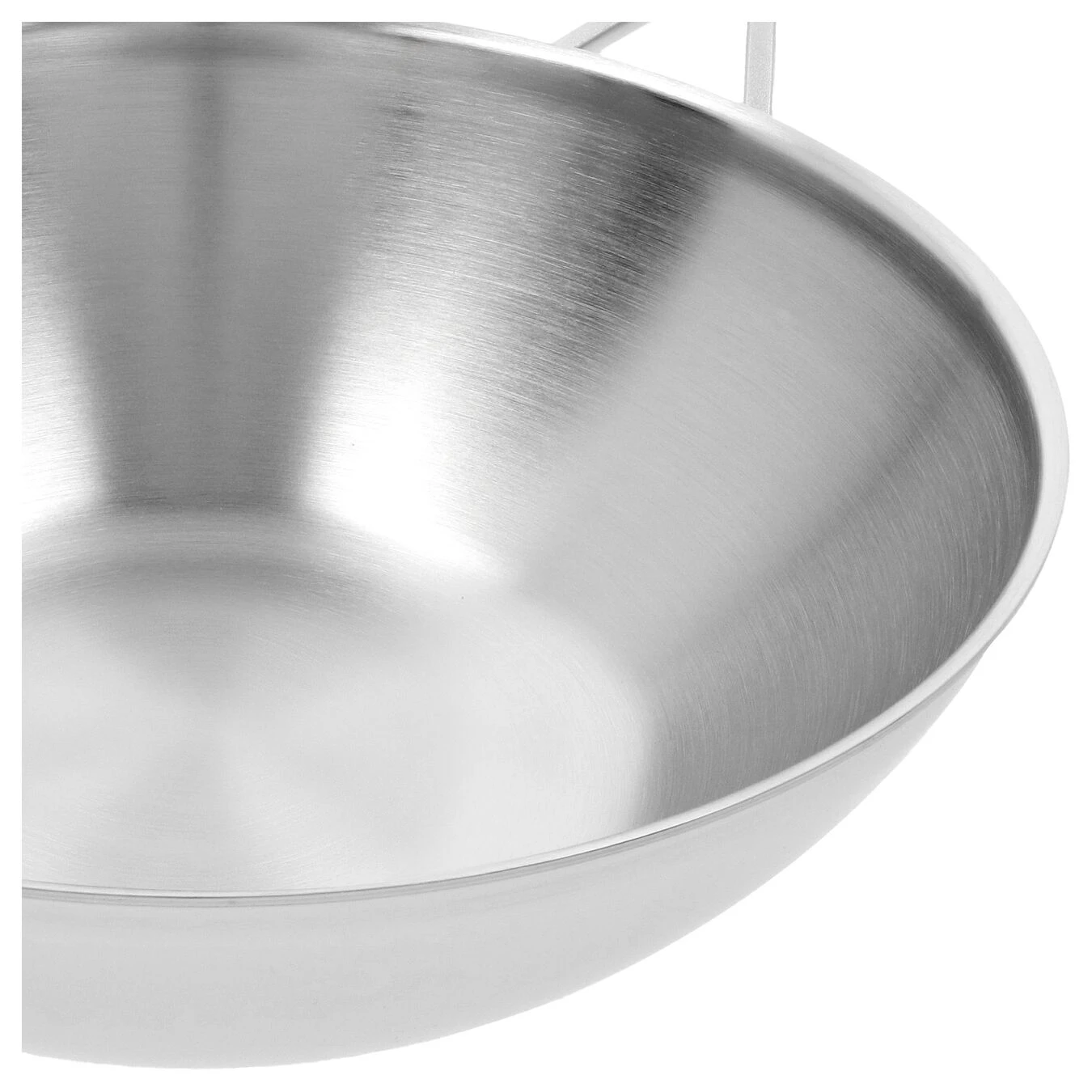 Demeyere Wok Fond Plat 30 Cm, Inox 18/10 - Image 3