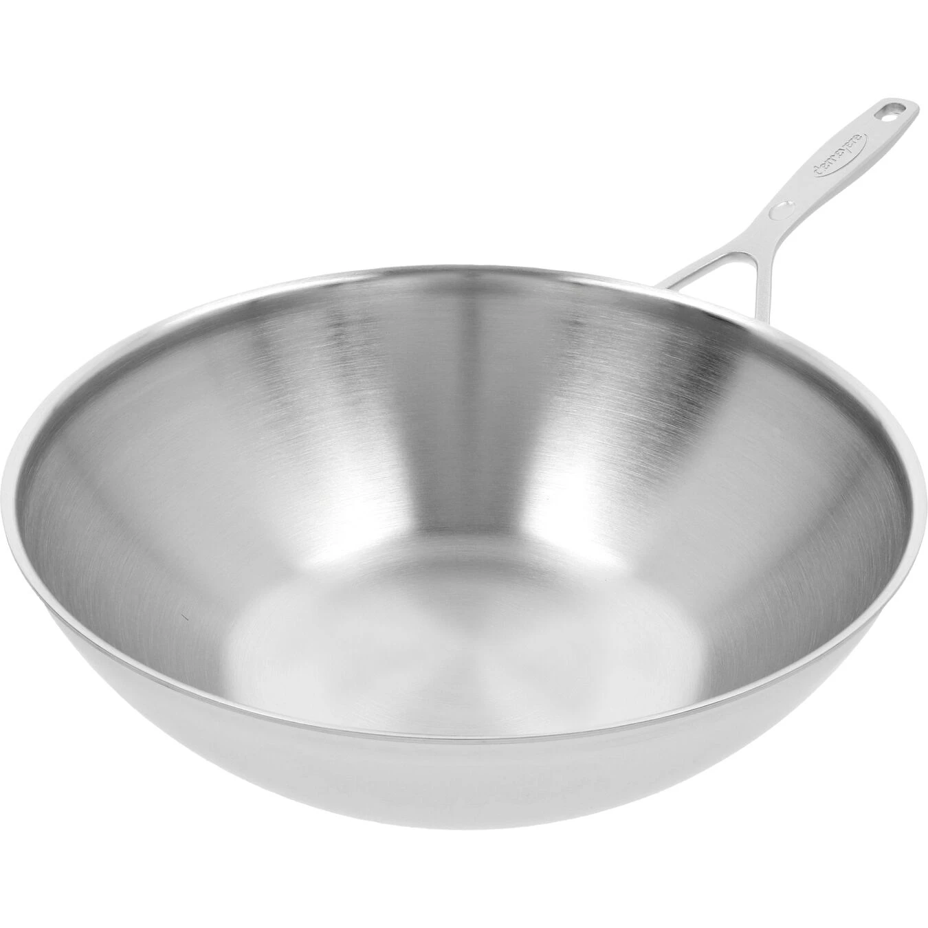 Demeyere Wok Fond Plat 30 Cm, Inox 18/10 - Image 4