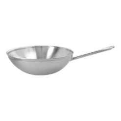 Demeyere Wok Fond Plat 30 Cm, Inox 18/10
