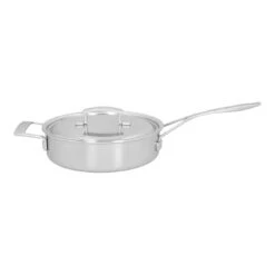 Demeyere Sauteuse Avec Couvercle 24 Cm, Inox 18/10