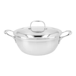 Demeyere Sauteuse Avec Couvercle à Double Paroi 24 Cm, Inox 18/10