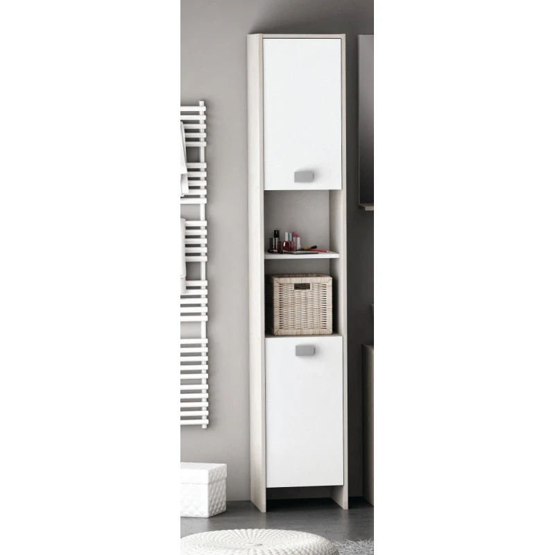 Demeyere Colonne 2 Portes HONOLULU Blanc/chĂȘne Champagne - Image 3