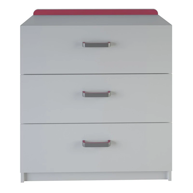 Demeyere Commode 3 Tiroirs Reverso Rose Ou Bleu - Image 4