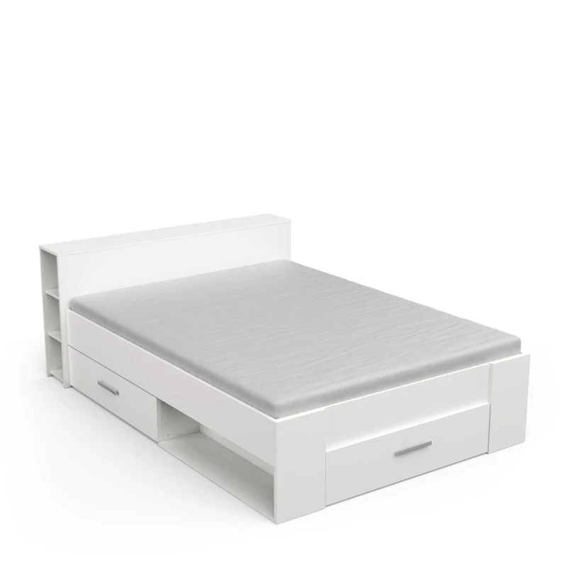 Demeyere Lit 140x190 Cm Pocket Blanc