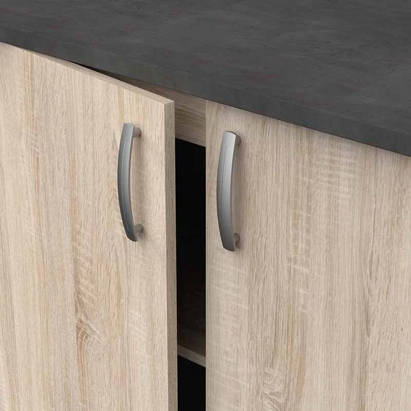 Demeyere Meuble De Cuisine Bas 2 Portes 100cm Paprika - Image 3