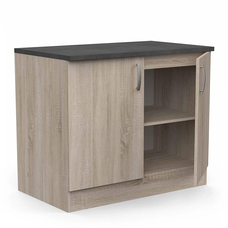 Demeyere Meuble De Cuisine Bas 2 Portes 100cm Paprika - Image 4